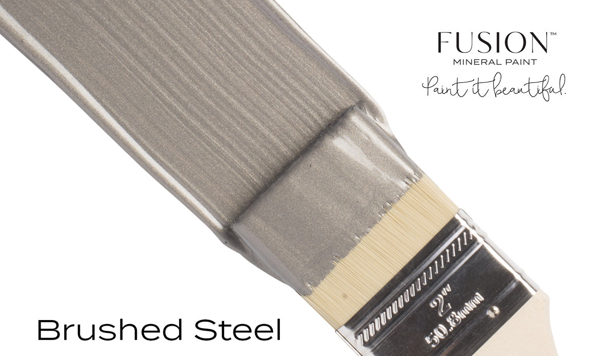 Brushed Steel Metallic Paint