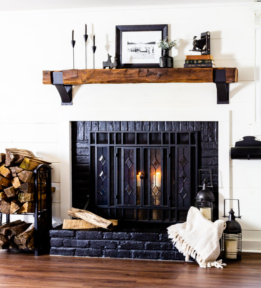 Painting a Fireplace Surround with Fusion