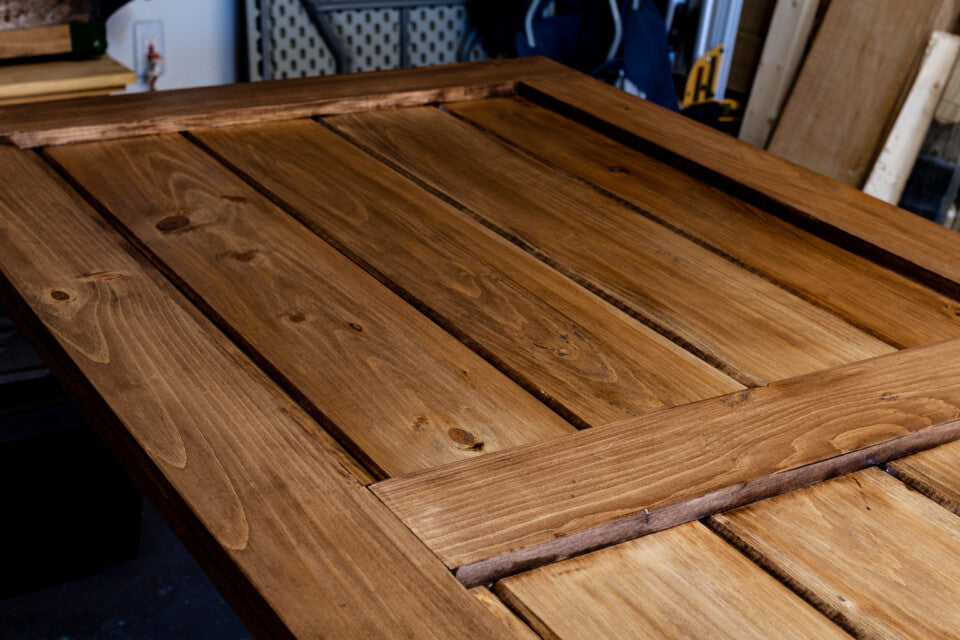 Barn Door Makeover with Fusion Gel Stain and Topcoat