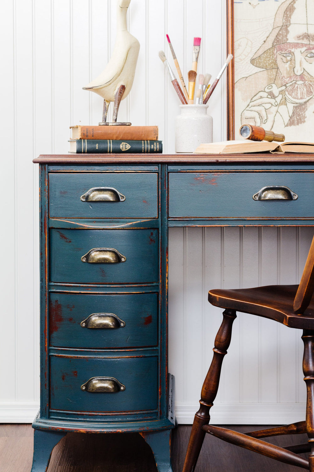 Vintage Desk Makeover