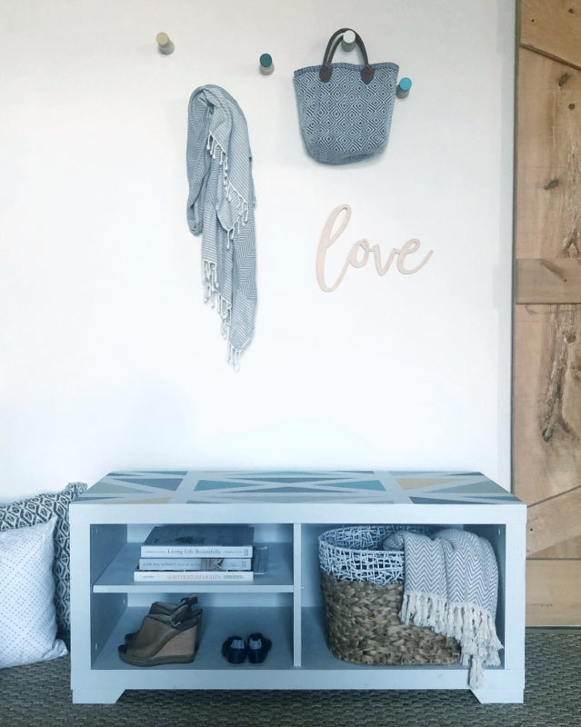 Scandinavian Bench Makeover with Habitat for Humanity Restore